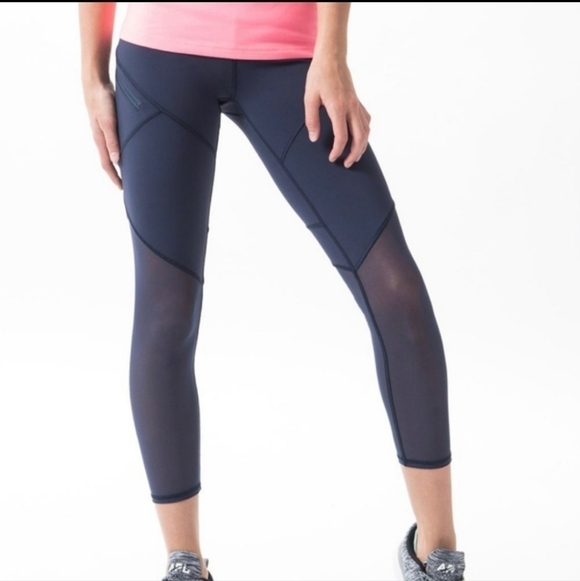 Ivivva by Lululemon BLACK clearly breezy Leggings Size 12 - Picture 1 of 15